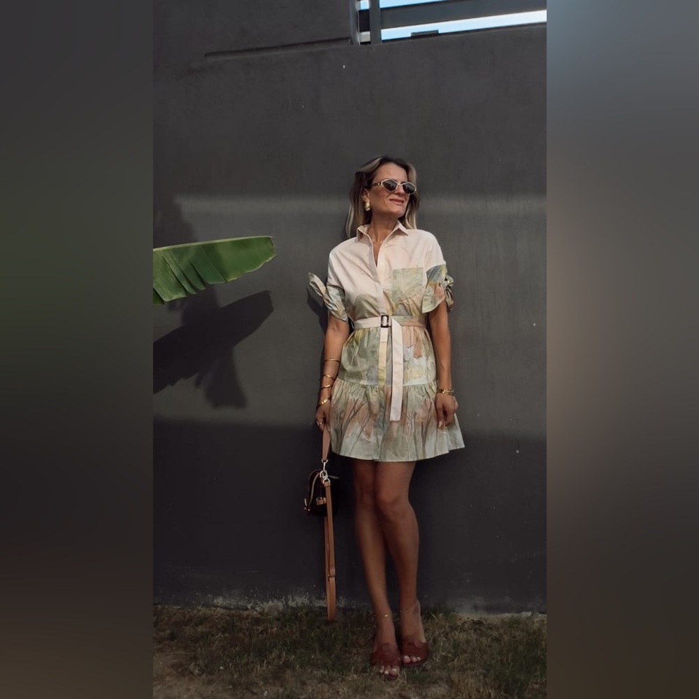 ZARA BLOGGERS’ FAVORITE PRINTED SHORT DRESS ZW COLLECTION